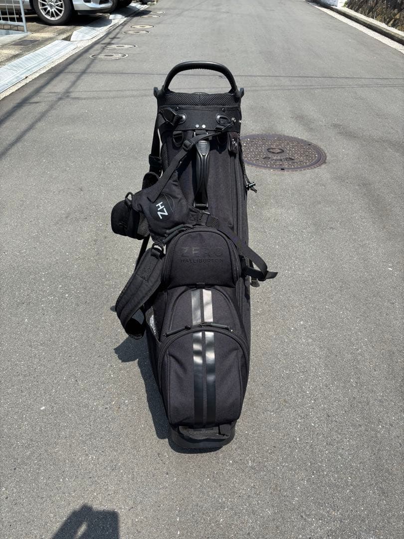 ZERO HALLIBURTON ゴルフスタンドバッグ　黒　美品
