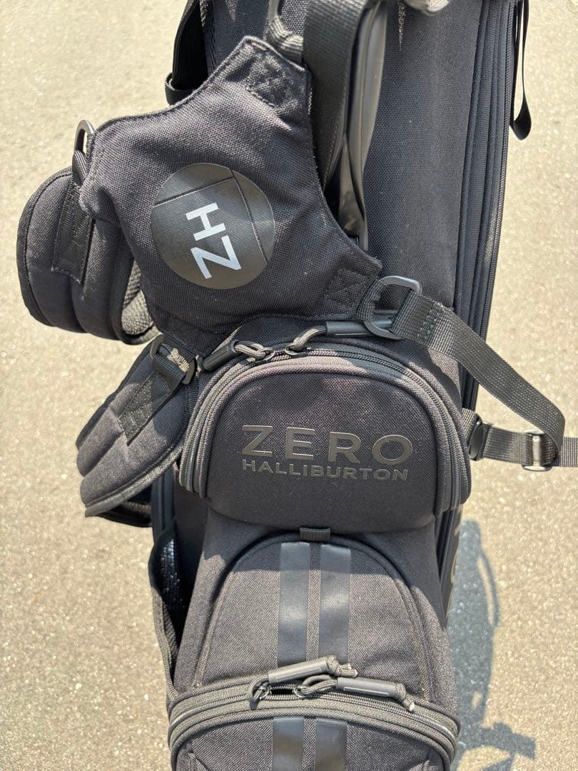 ZERO HALLIBURTON ゴルフスタンドバッグ　黒　美品