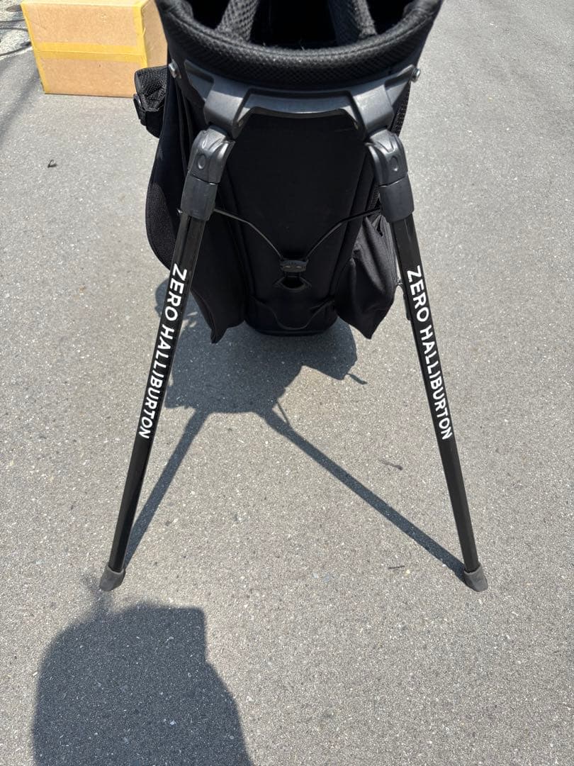 ZERO HALLIBURTON ゴルフスタンドバッグ　黒　美品