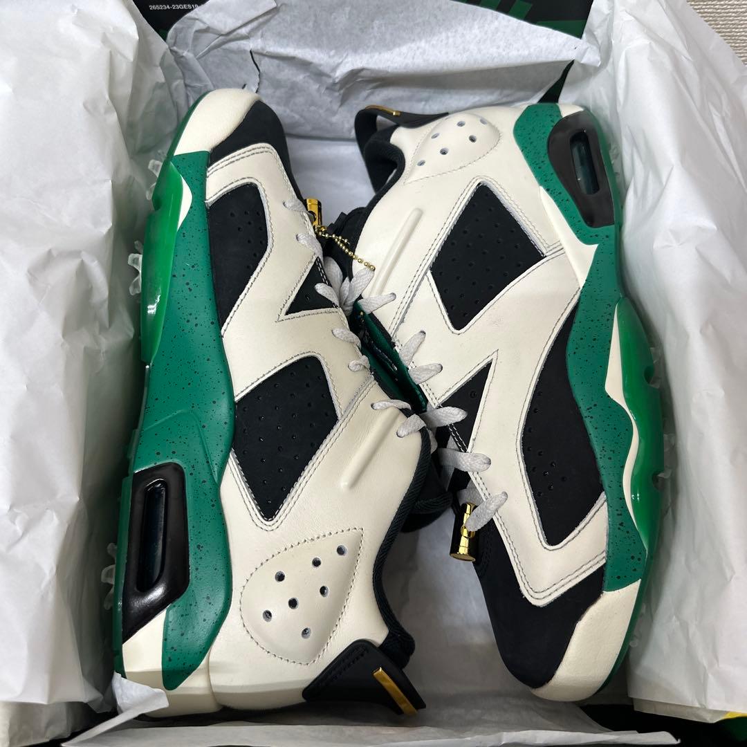 イーストサイドゴルフ ×Air Jordan 6 ホワイト/ブラック/グリーン