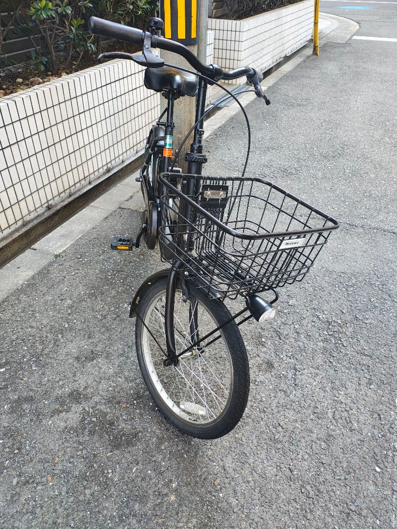 電動アシスト自転車 シティタイプ 黒 バスケット付き