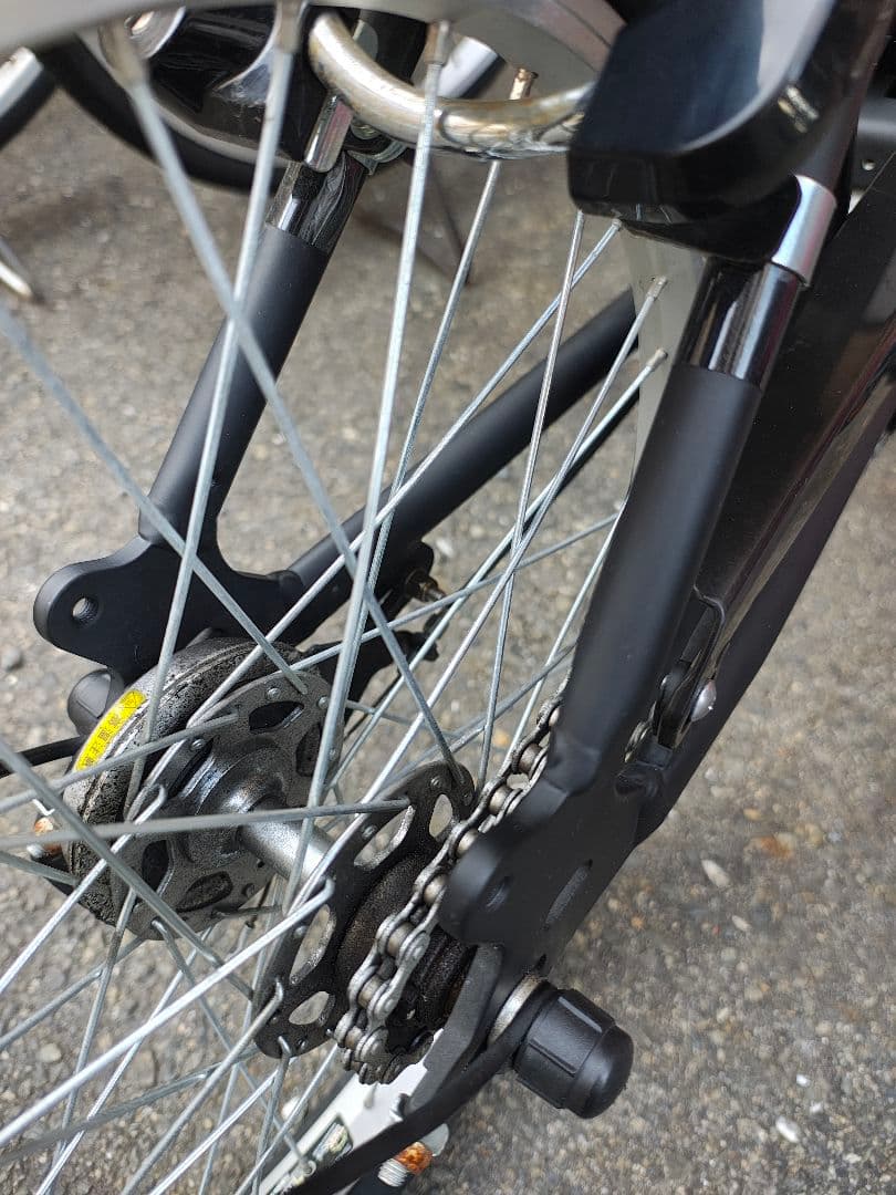 電動アシスト自転車 シティタイプ 黒 バスケット付き