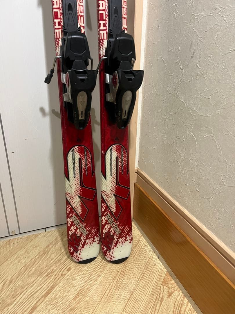 初中級オールラウンドスキー！k2 apache 163cm MARKER ビン