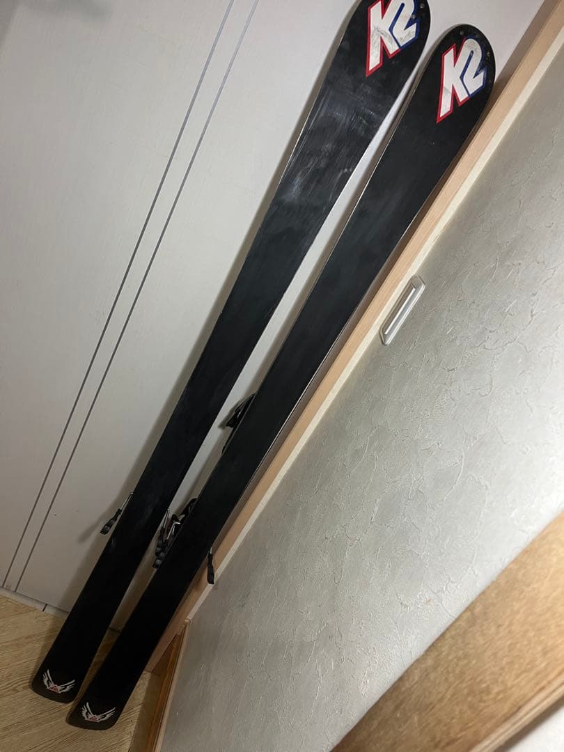 初中級オールラウンドスキー！k2 apache 163cm MARKER ビン