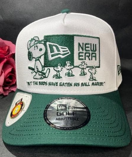 ☆美品NEW ERAニューエラコラボ×ピーナッツスヌーピーゴルフキャップ　帽子