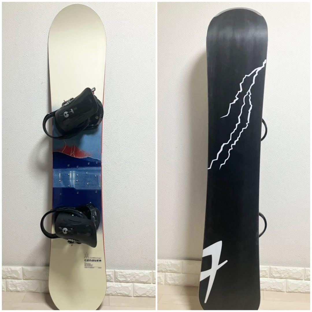 【美品】バック付/Volkl CONQUERフォルクルスノーボード152バインM
