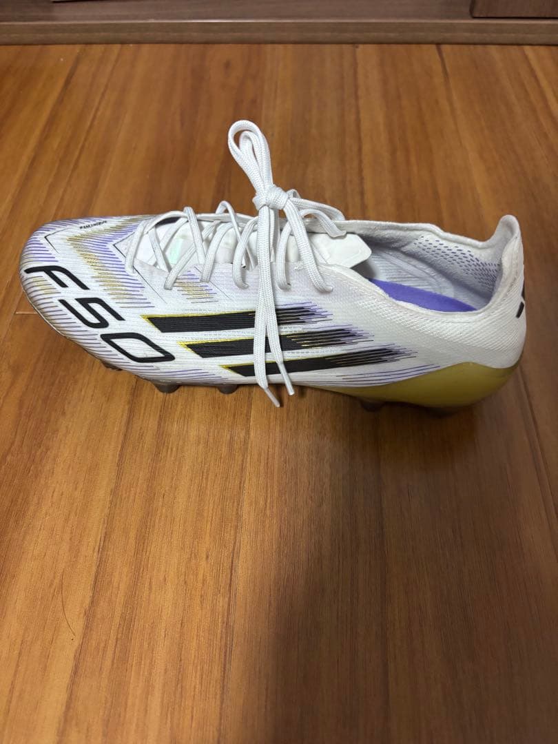 adidas F50 ELITE HG AG ホワイト/パープル/ブラック