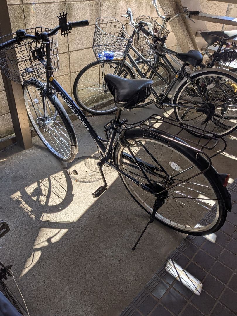 アルテコモダ27インチシティサイクル 前カゴ付き