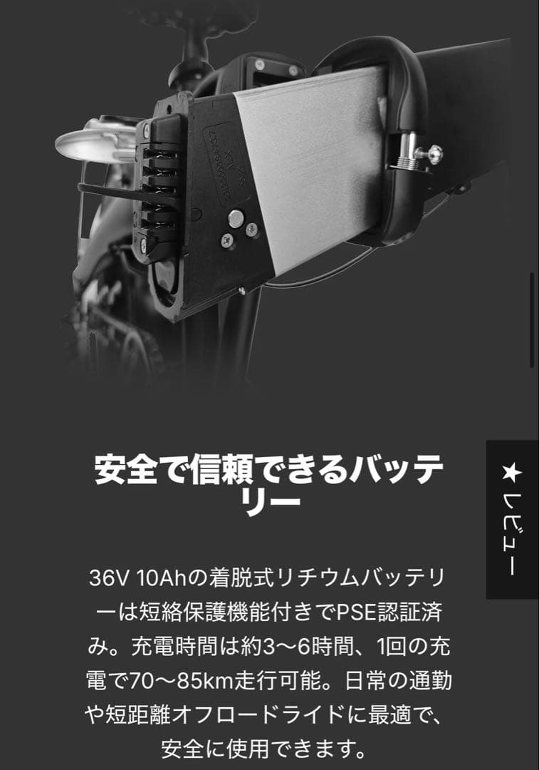 Retroease SWIFT 電動バイク / 電動アシストバイク ebike