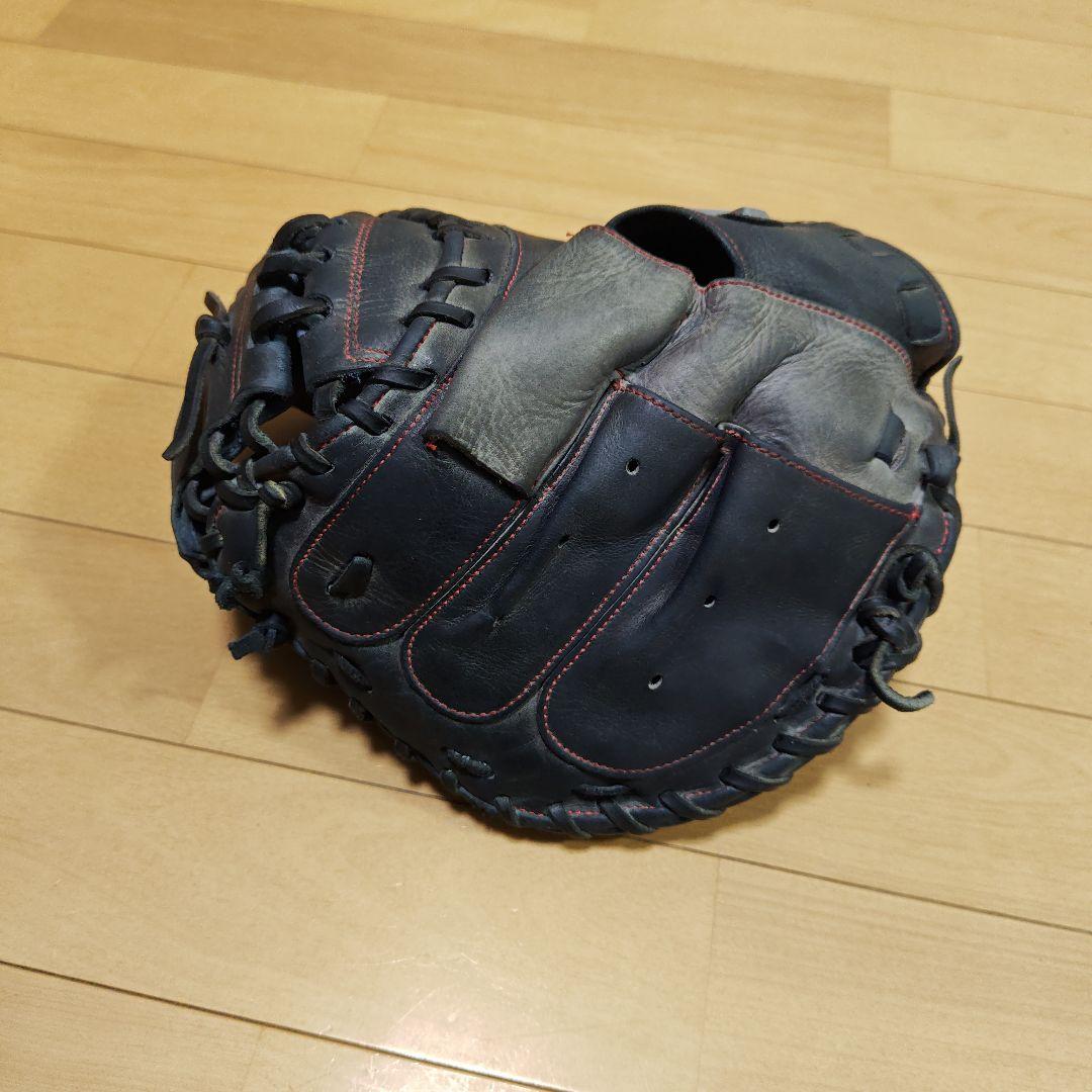 ハタケヤマ 少年軟式 キャッチャーミット 限定 ネイビー×グレー PRO-JC8