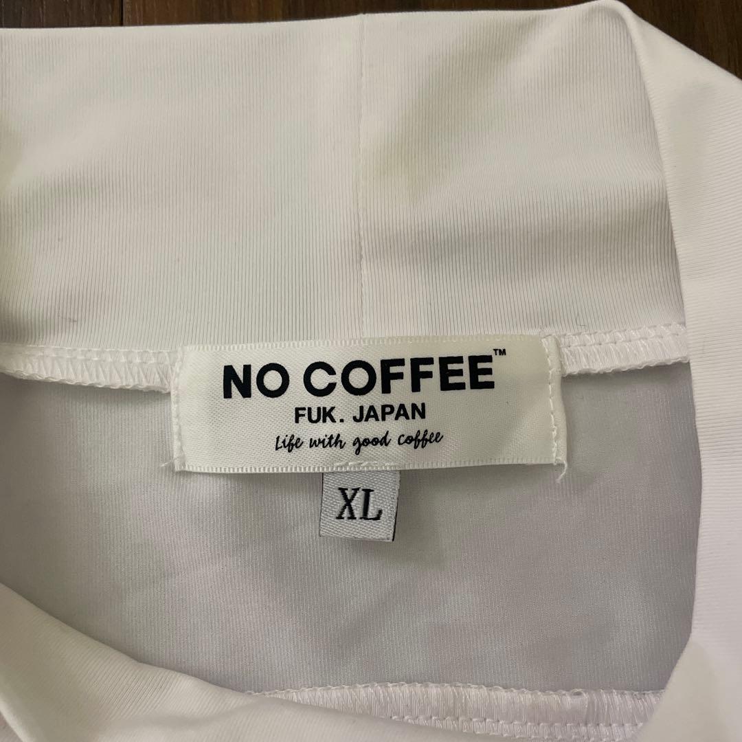 NO COFFEE 半袖モックネックシャツ サイズXL