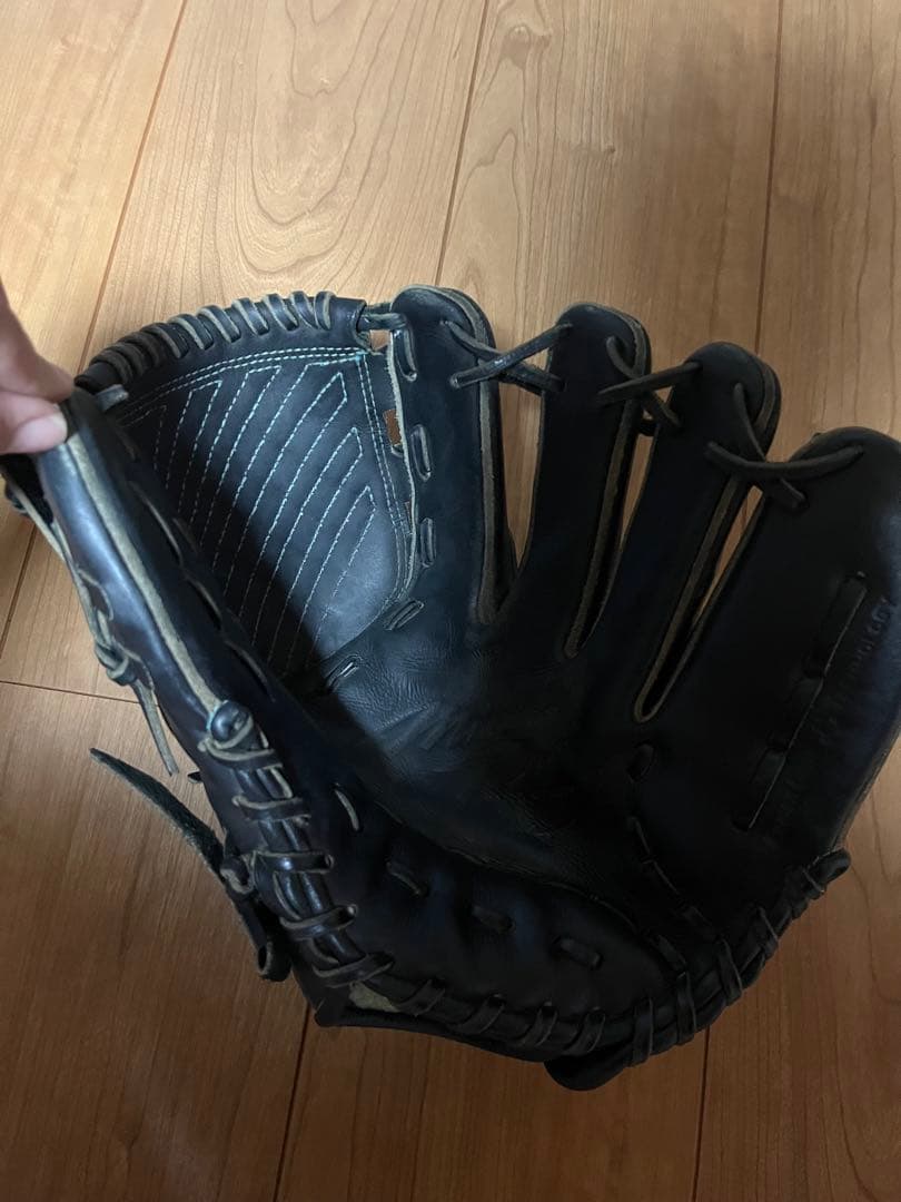 Mizuno 硬式用 投手 グローブ ブラック