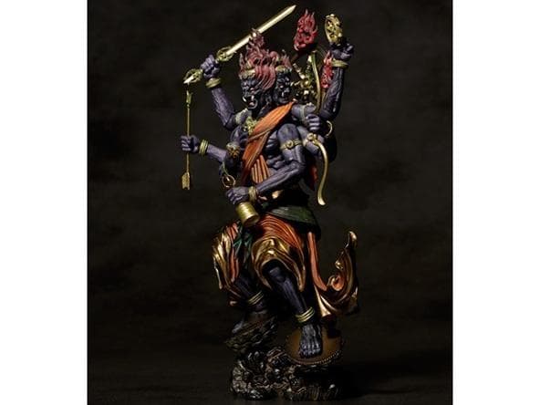 金剛夜叉明王 タケヤ式 自在置物 フィギュア KT-023 着彩