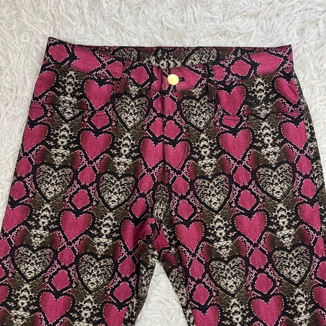 【美品】DANCE WITH DRAGON セットアップ 総柄 M パイソン