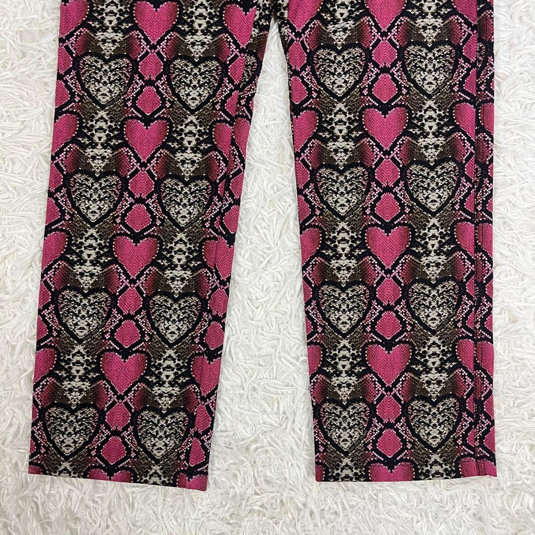 【美品】DANCE WITH DRAGON セットアップ 総柄 M パイソン