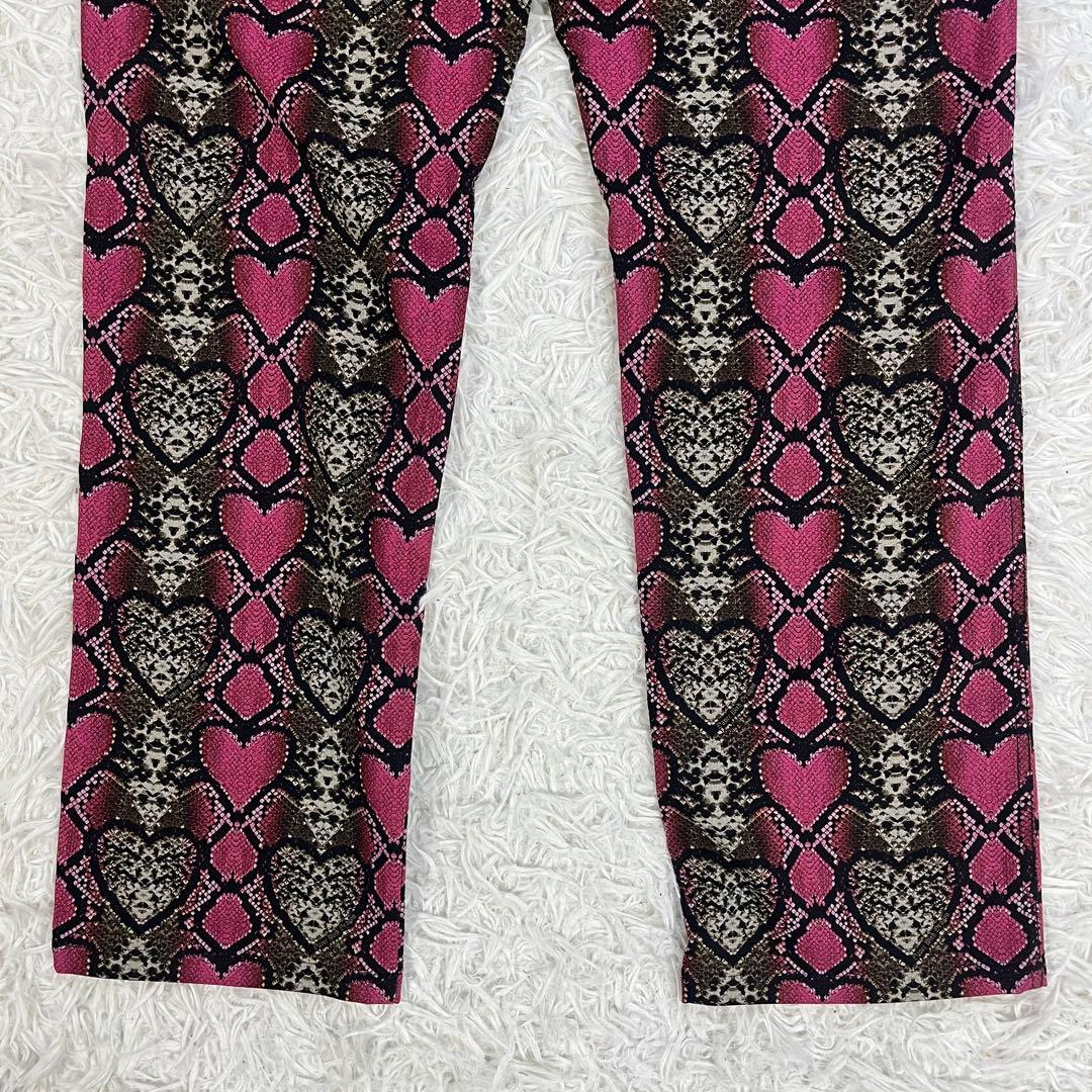 【美品】DANCE WITH DRAGON セットアップ 総柄 M パイソン