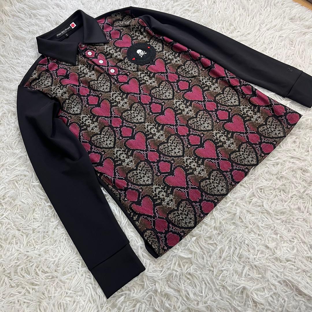 【美品】DANCE WITH DRAGON セットアップ 総柄 M パイソン