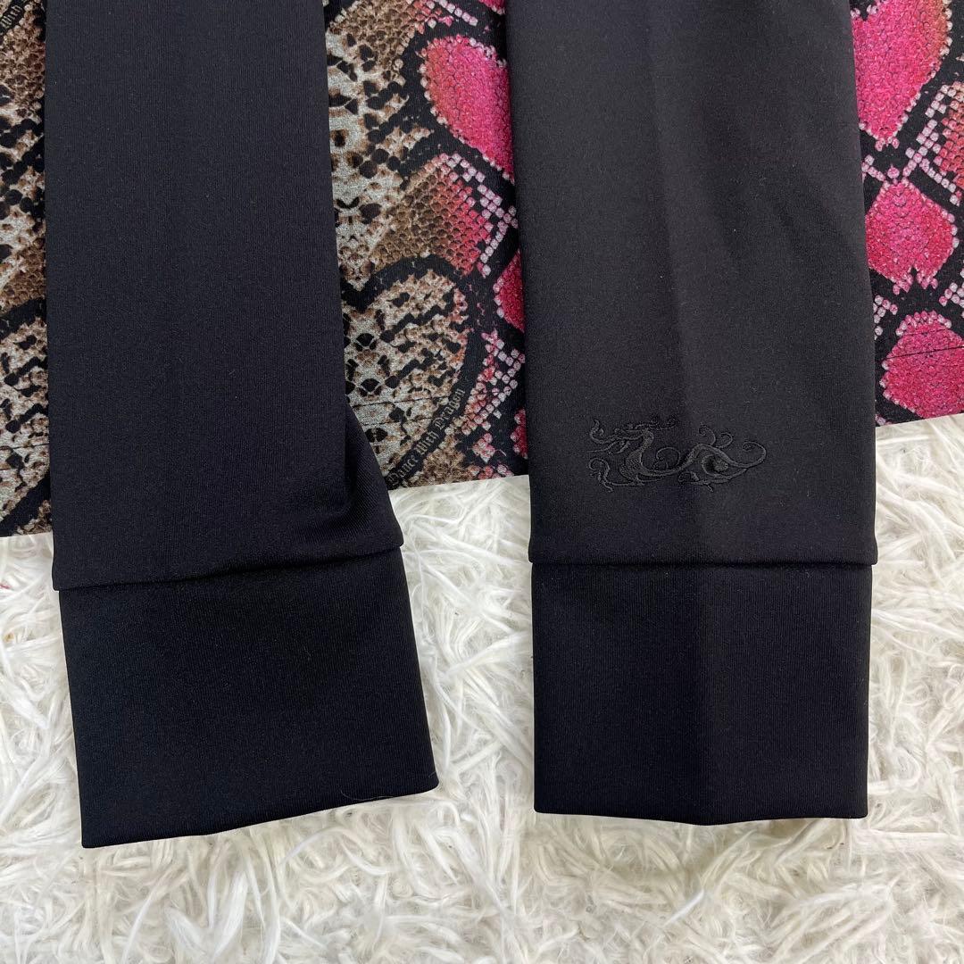 【美品】DANCE WITH DRAGON セットアップ 総柄 M パイソン