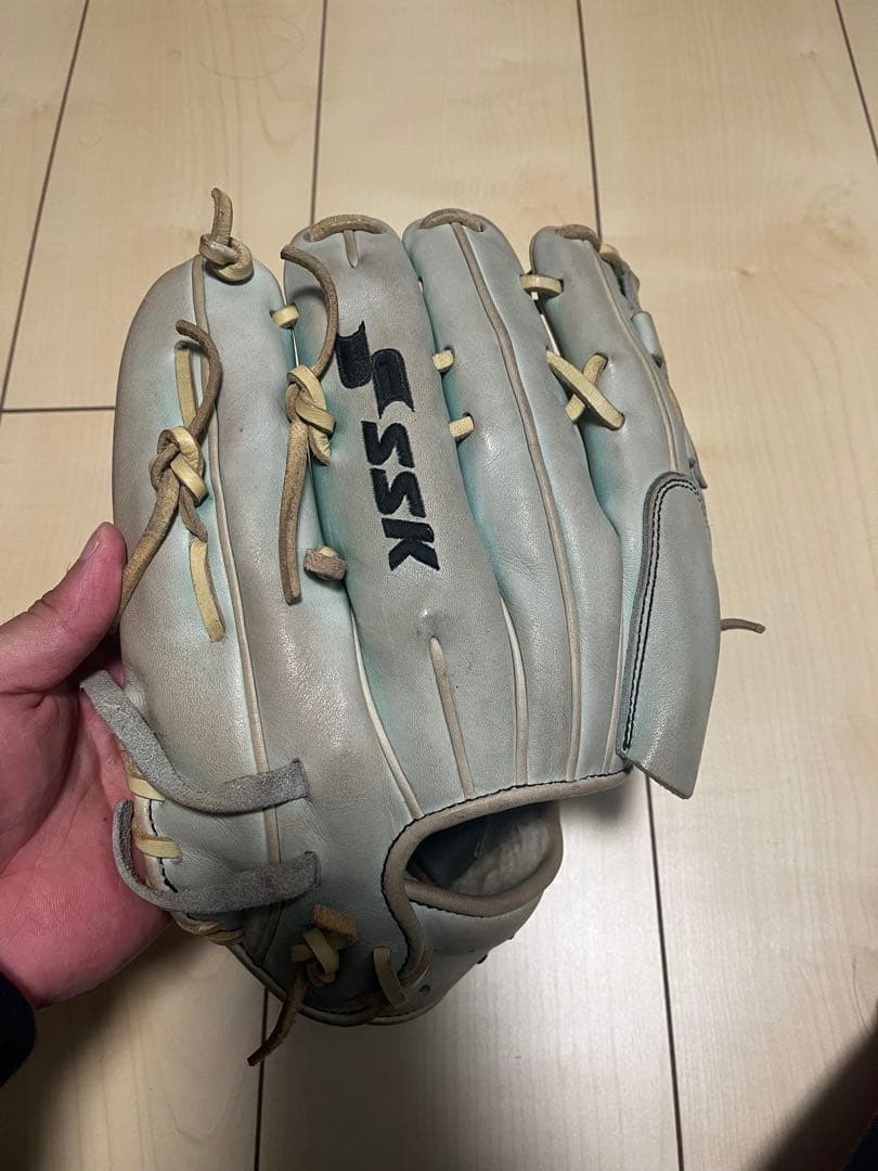 SSK pro edge 軟式　投手用グローブ　オーダー　水色