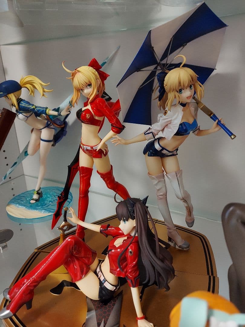 Fate フィギュア セイバー ネロ 遠坂凛 TYPE MOON Racing