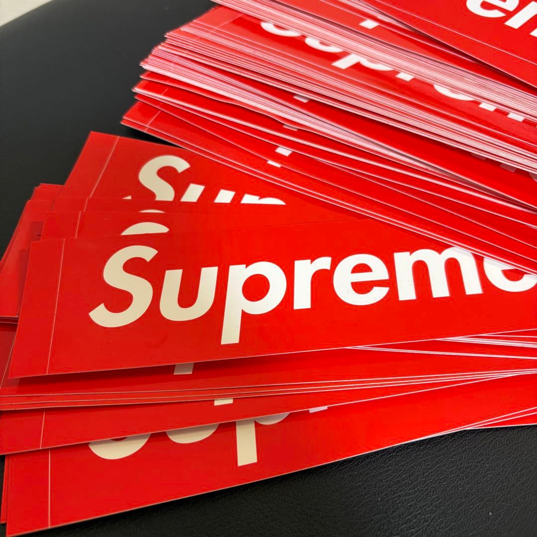 Supreme ステッカー 100枚 Box Logo Red BOGO