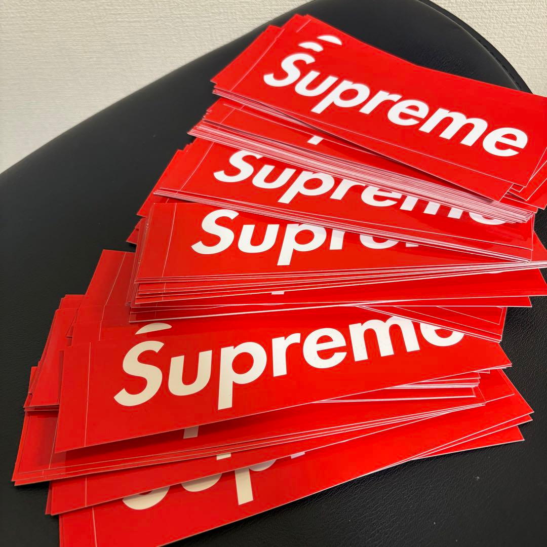 Supreme ステッカー 100枚 Box Logo Red BOGO