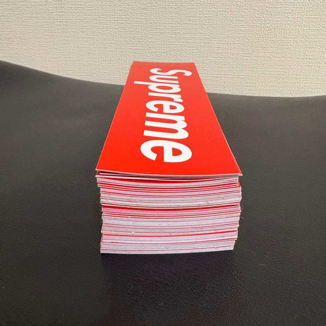 Supreme ステッカー 100枚 Box Logo Red BOGO