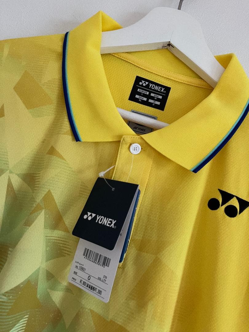 YONEX バドミントンシャツ イエロー グラデーション