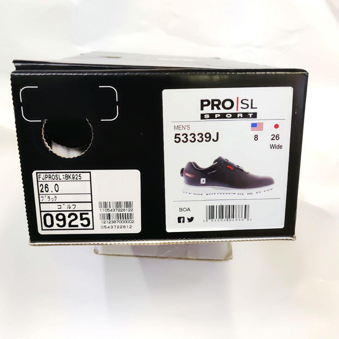 新品未使用　フットジョイシューズ PRO/SLスパイスレス 26.0cm　BK