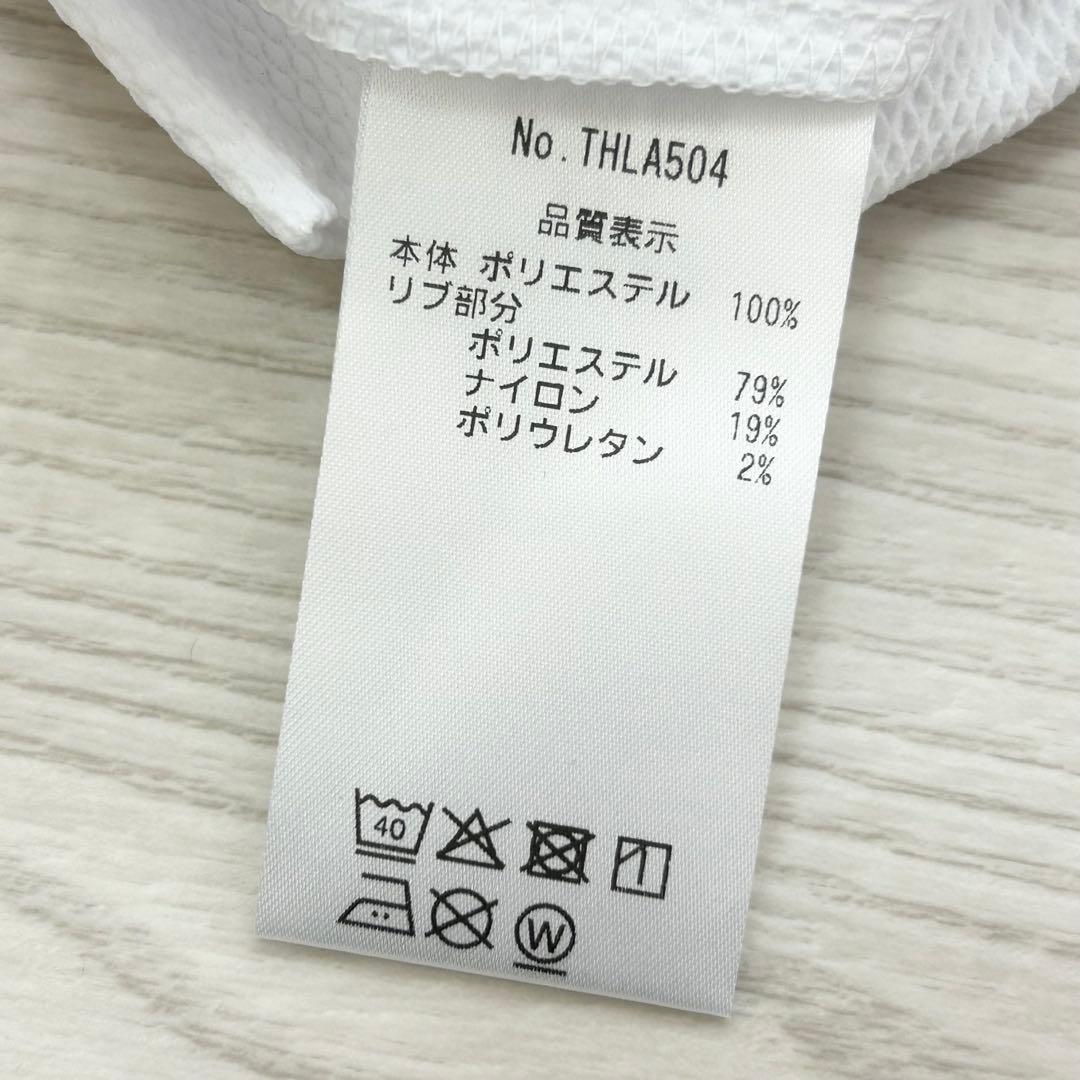 新品　トミーヒルフィガーゴルフ　モックネック　半袖シャツ　カットソー　ホワイト