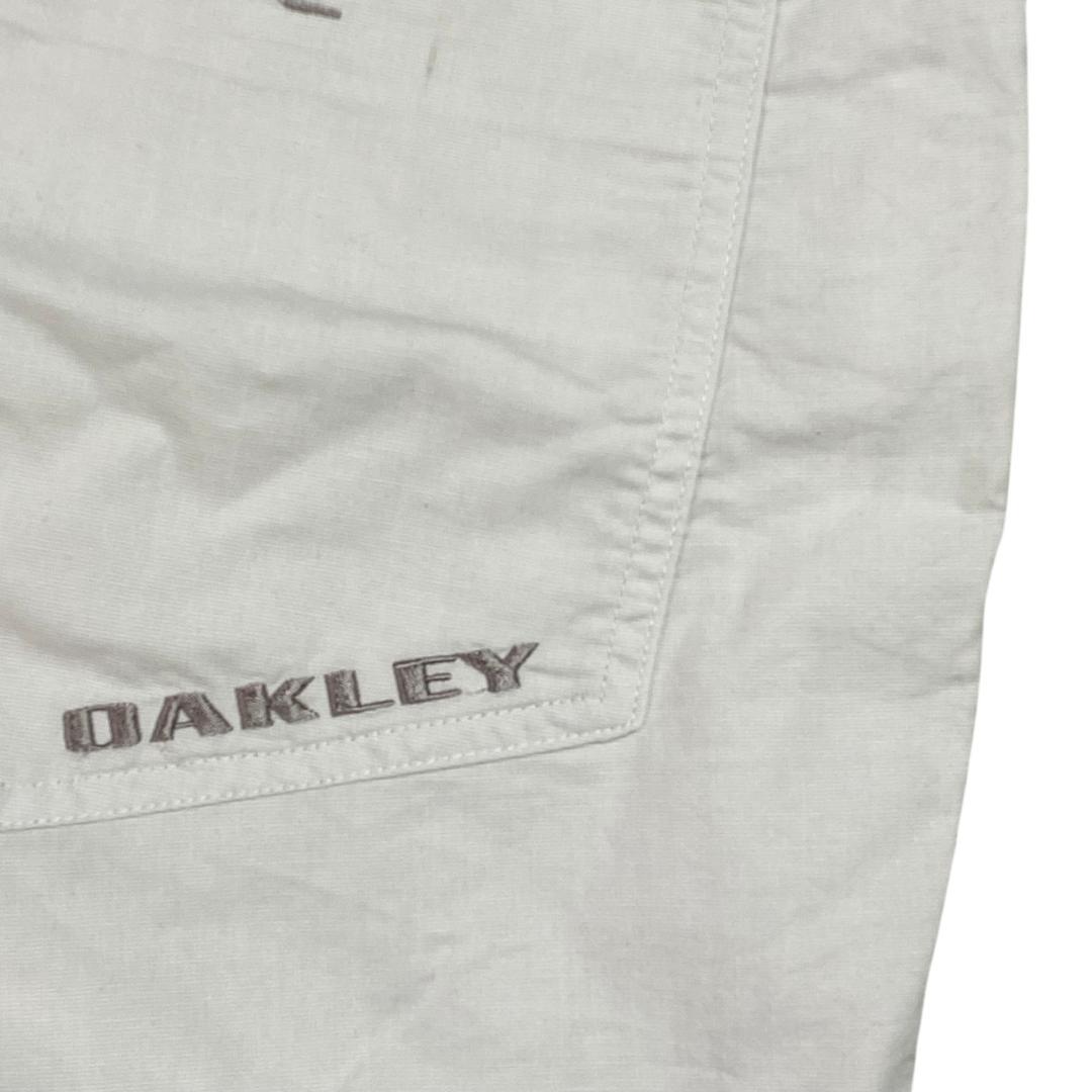 OAKLEY オークリー ハーフパンツ 34 パンツ ホワイト ゴルフ メンズ