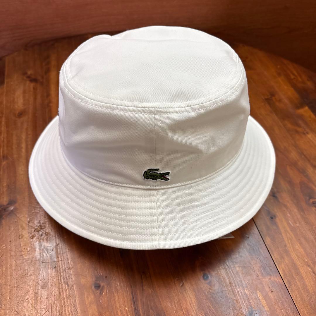LACOSTE GOLF ホワイト バケットハット　新品未使用