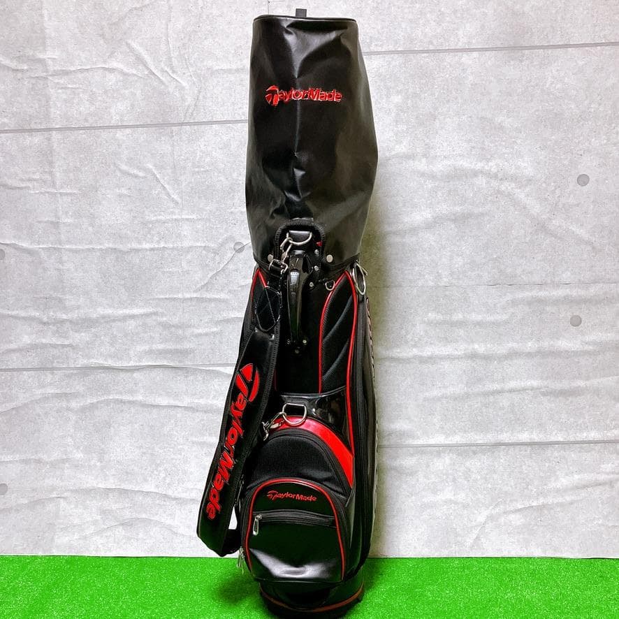 TaylorMade ゴルフ キャディバッグ 9型 5分割 カート式 ブラック