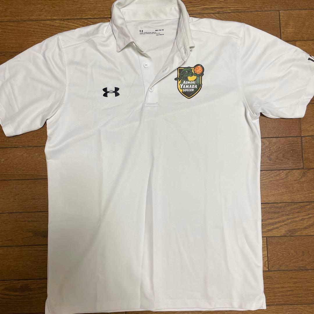 Under Armour ホワイトポロシャツ サッカー