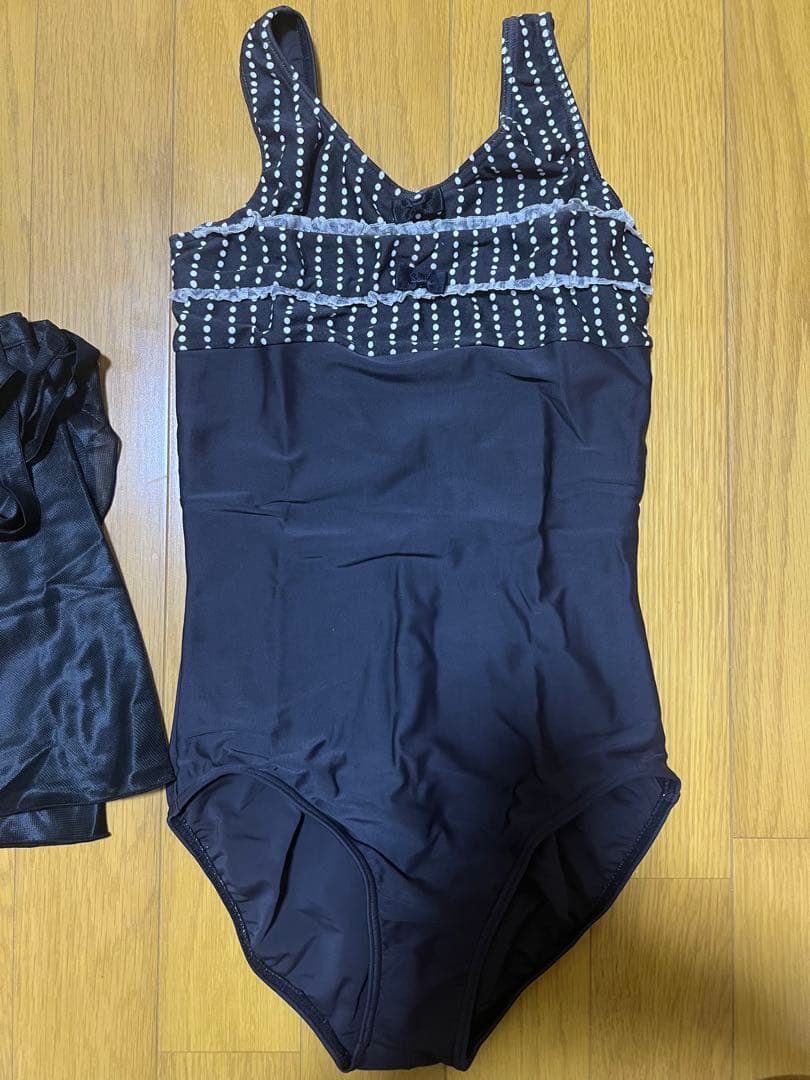 Chacottレオタード　スカート黒