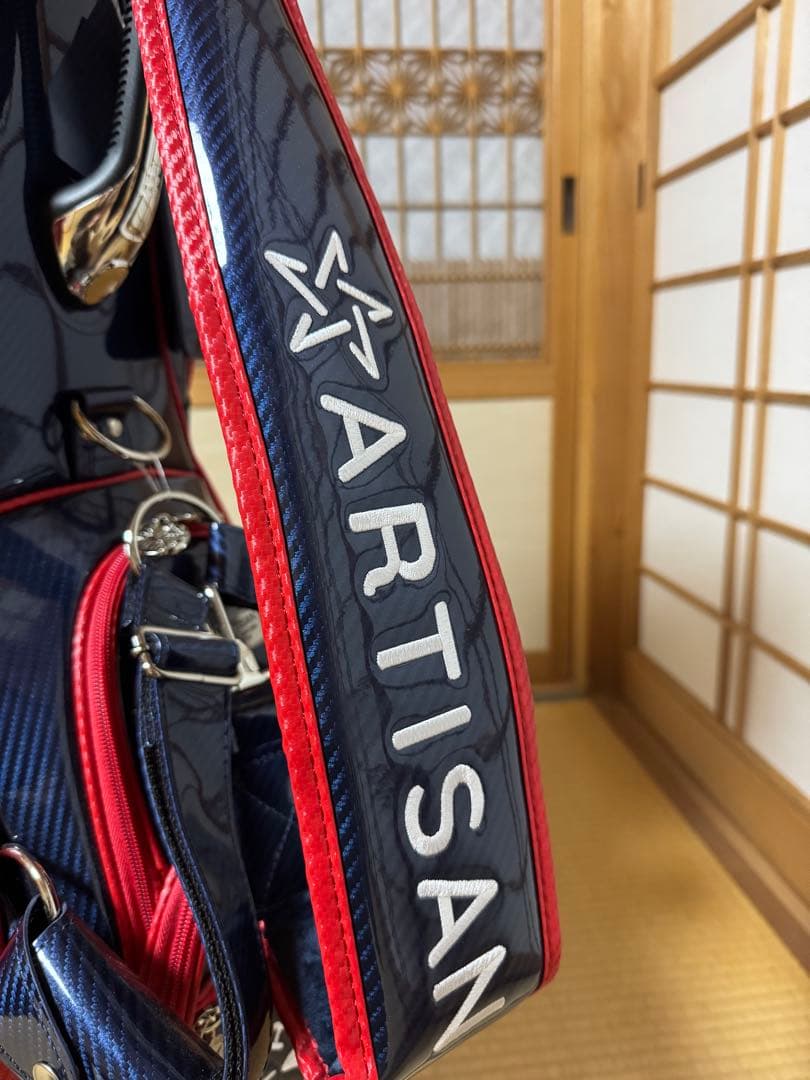 【新品・未使用】ARTISAN 限定　キャディバッグ　高級エナメル
