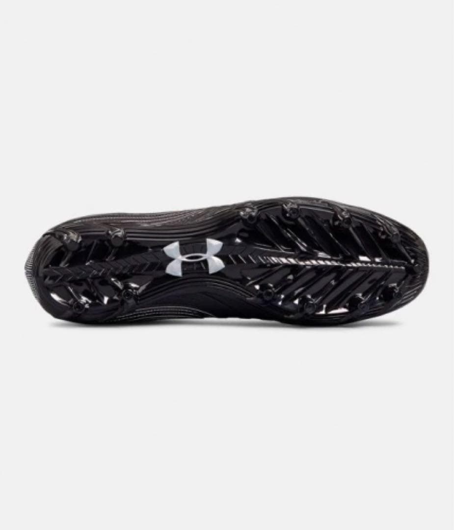 【26.5cm】UA NITRO MID MC ブラック アメフト スパイク