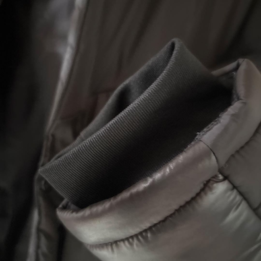 ATHLETA フード付き ブラック ベンチコート Lサイズ