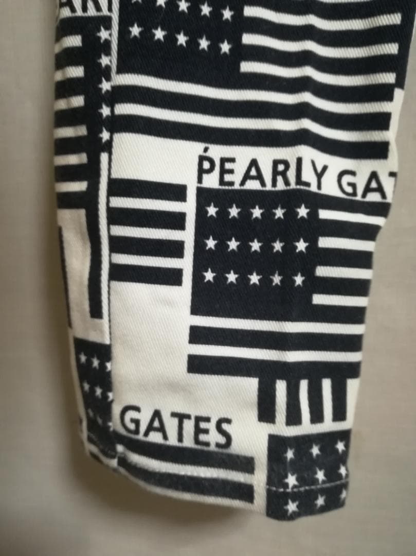 PEARLY GATES 星条旗総柄 ロングパンツ レデイースゴルフ サイズ1
