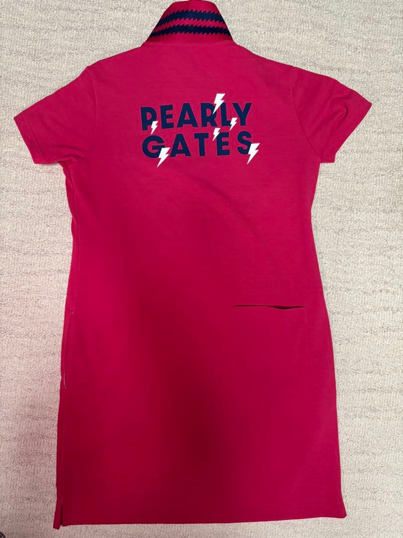PEARLY GATES ピンク ポロシャツスタイル ワンピース Mサイズ