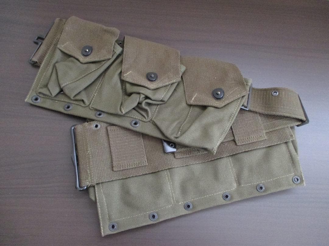 新品　OD色　レプリカ　米軍　M1937　ブローニング　BAR　ピストルベルト