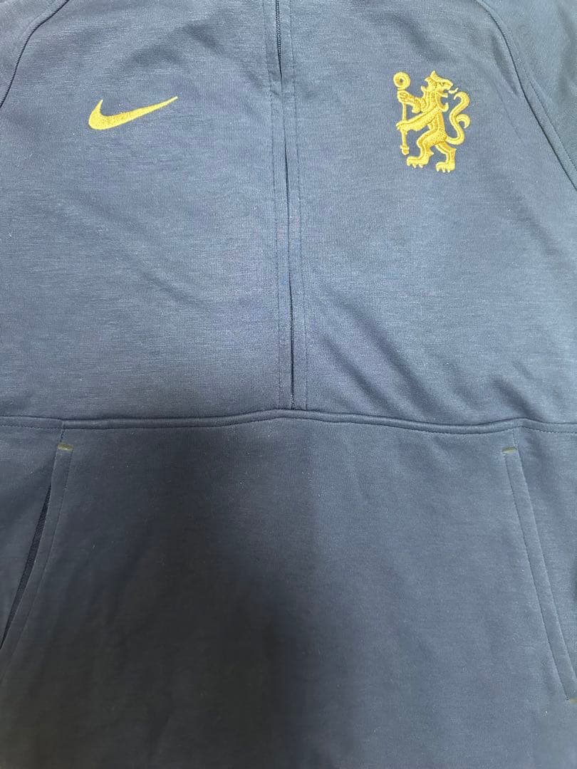 Chelsea fc パーカーNike navy/gold セットアップ L