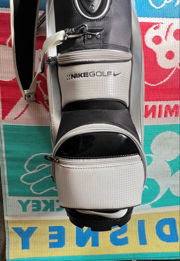 NIKE GOLF キャディバッグ ブラック/ホワイト/シルバー