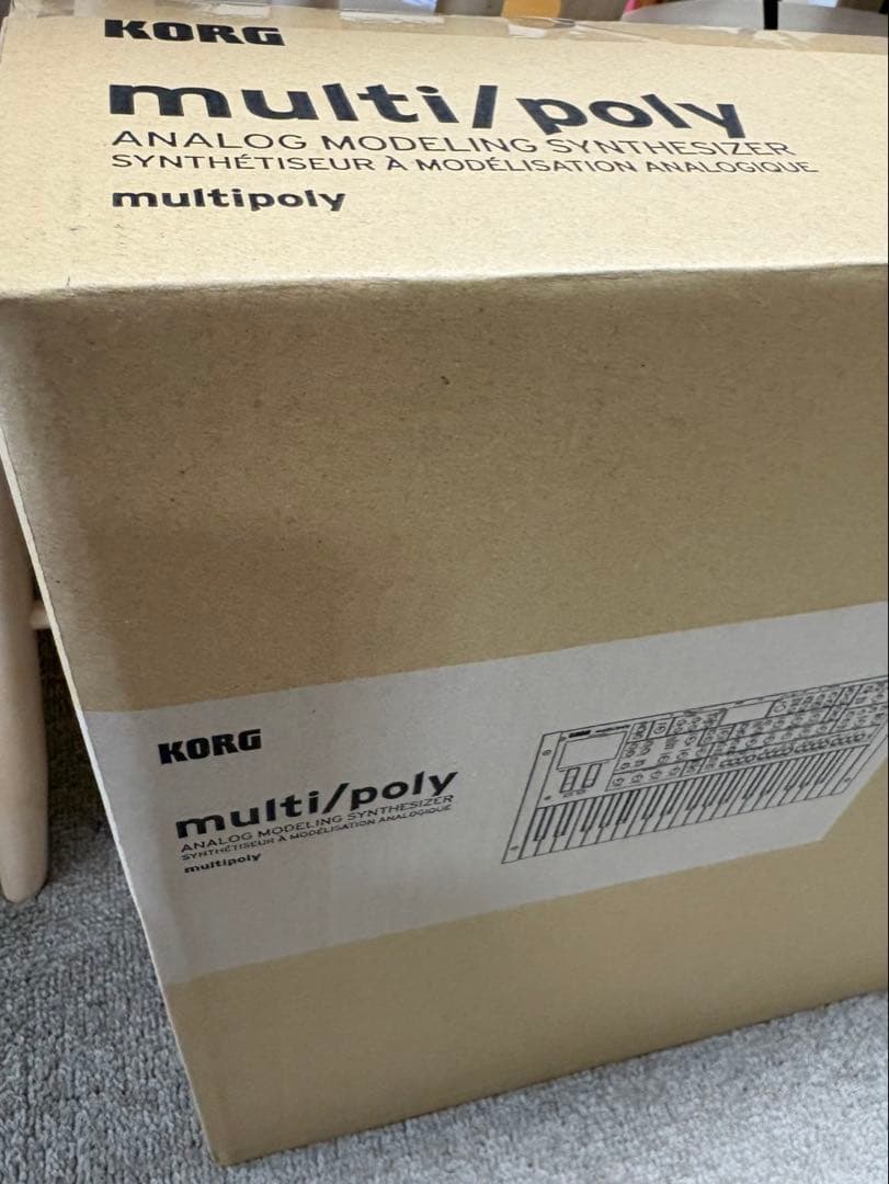 未使用品　KORG multi/poly アナログモデリングシンセサイザー