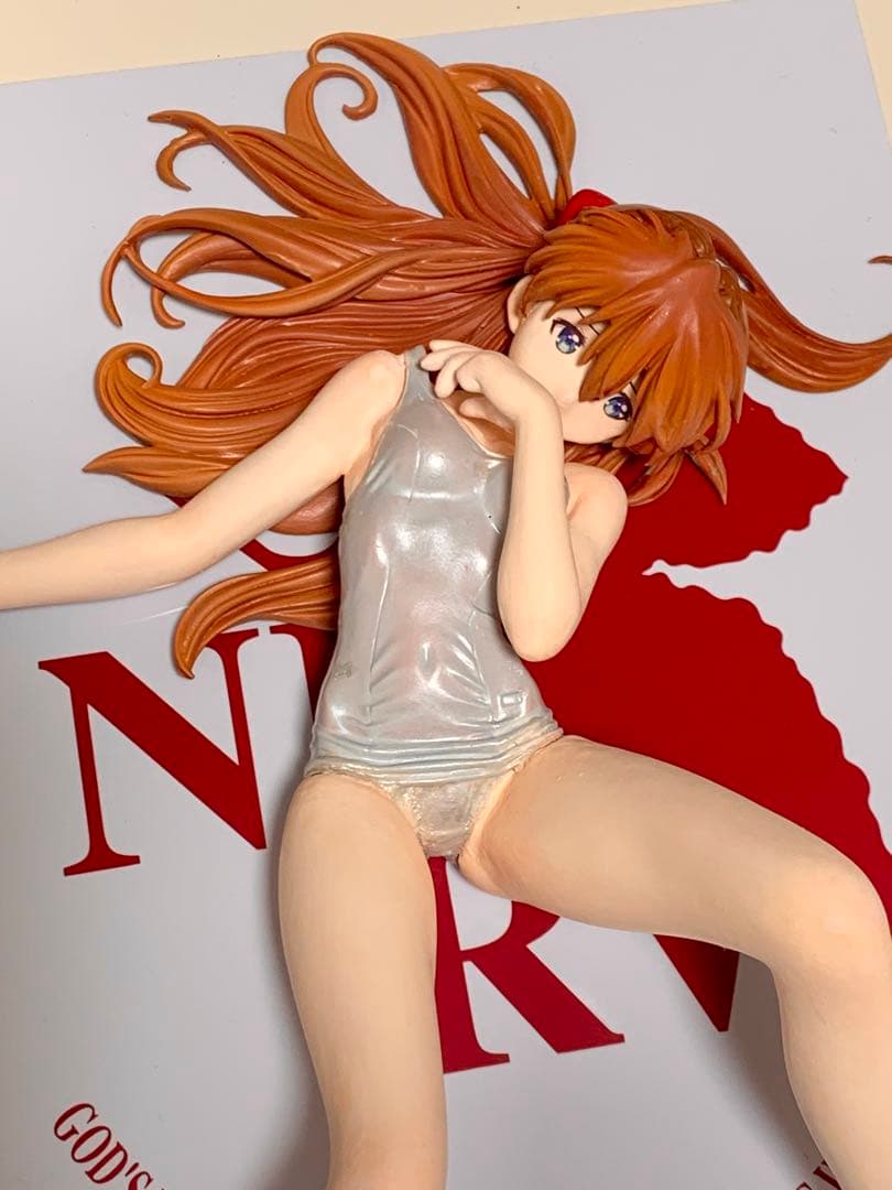 クルシマ製作所　アスカ　ガレージキット　塗装済み完成品　エヴァ