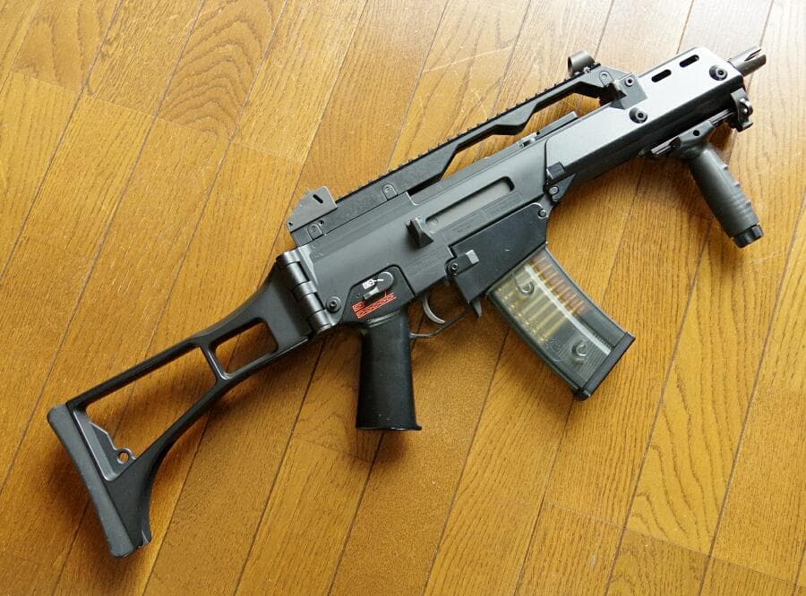 東京マルイ H&K G36C バーティカルグリップ&470連射マガジン付