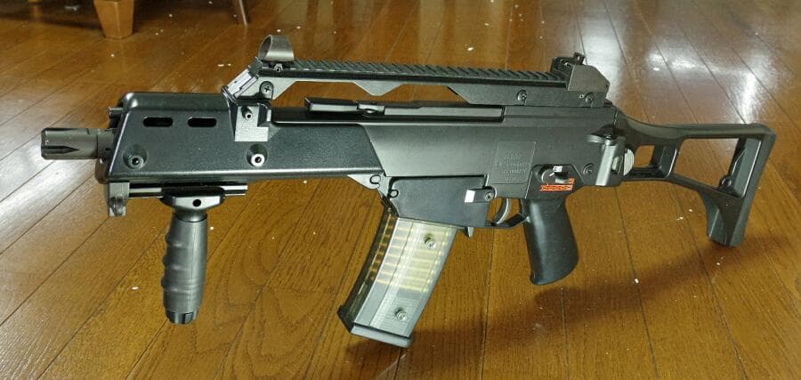 東京マルイ H&K G36C バーティカルグリップ&470連射マガジン付