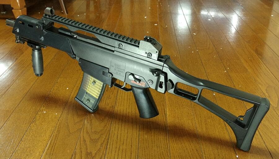 東京マルイ H&K G36C バーティカルグリップ&470連射マガジン付