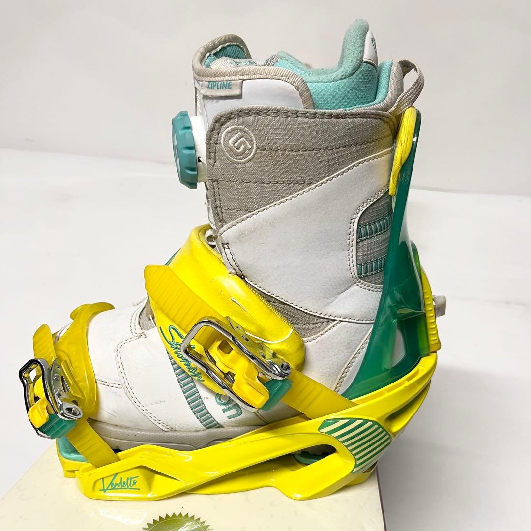 レディース　SALOMON BURTON スノボセット　バートン　ケース付き