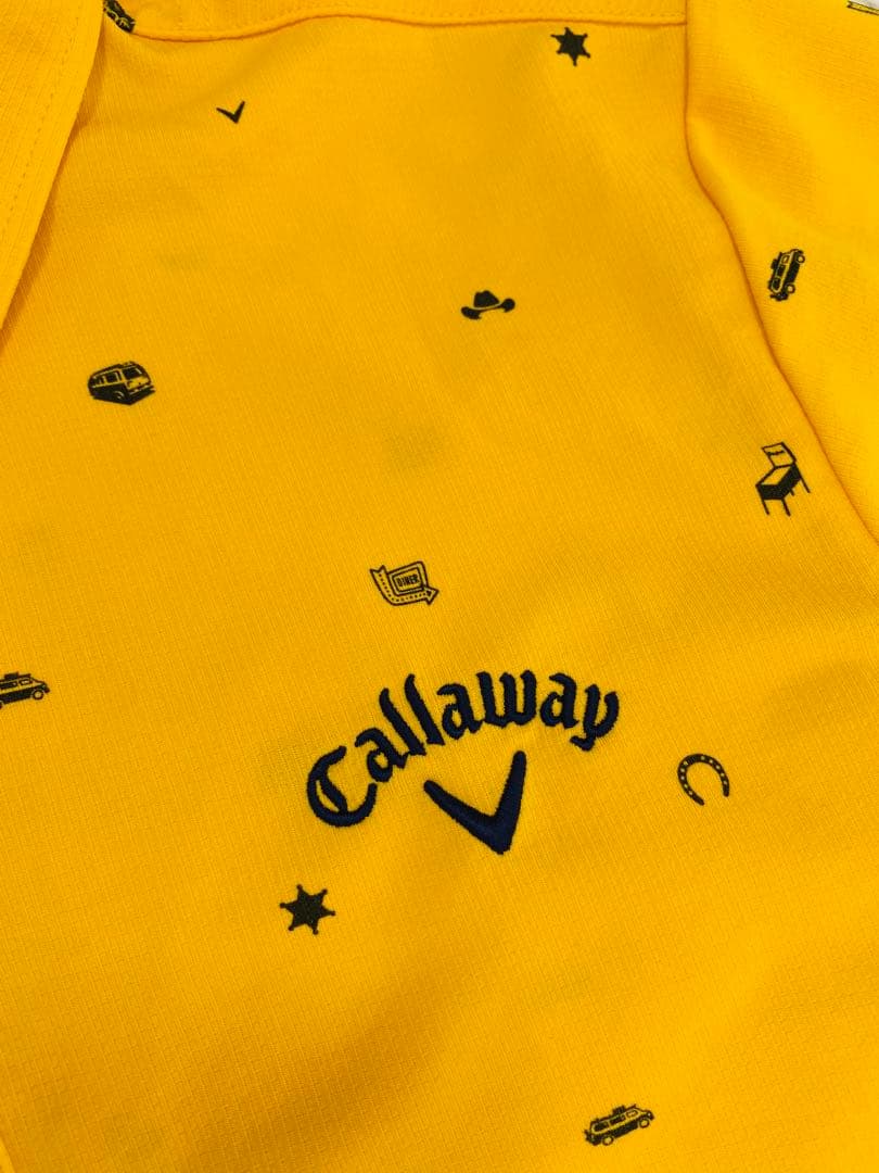 callaway Lサイズ　ポロシャツ　半袖　鮮やかな色合い　ゴルフウェア未使用